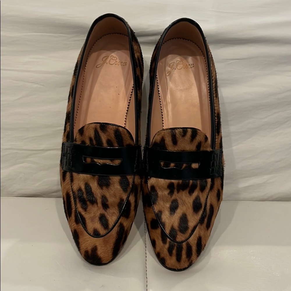 Leopard Print Hair loafer